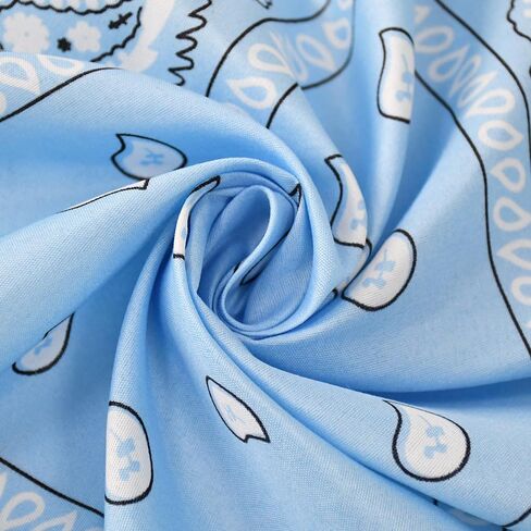 Paisley Bandana 3 Pack, 22" Square Printed Bandanas for Men Women, Multi-Color Head Wrap Scarf in Saudi Arabia