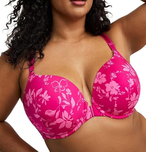 Torrid Women's Plus Size Bra - Perfect T-Shirt Front-Close Lightly Lined Bra in Saudi Arabia