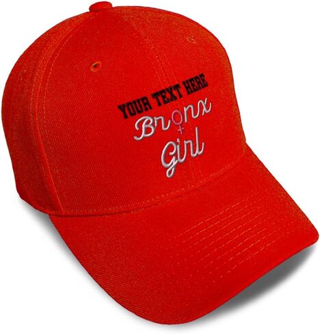 Custom Baseball Caps for Men & Women Embroidered Bronx Girl New York Ny NYC. Yorker Empire Big Apple in Saudi Arabia