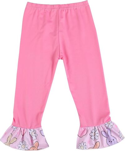 nebljgo Toddler Girl Bunny Clothing Sets Spring Summer T-Shirt Leggings Pants Outfit 3-8Y in Saudi Arabia
