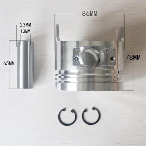 Spare Parts for 86MM Piston - Pin - Clips for 5KW Chinese 186FA Diesel Generator in Saudi Arabia