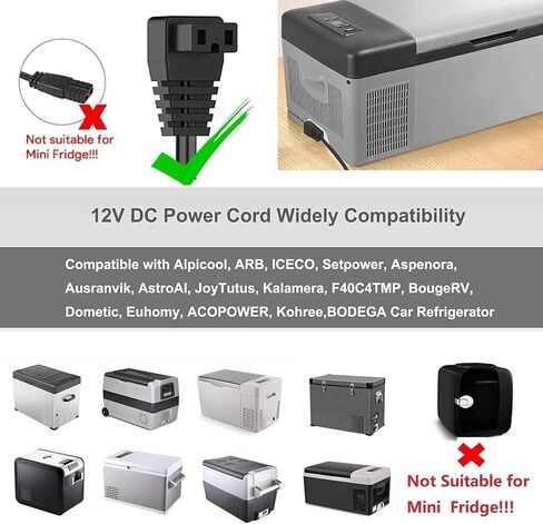 TAIFU 14.5V AC Adapter Charger for Car Refrigerator for Anker SOLIX A17A4, BougeRV CR22 E40, EUHOMY CFC-18, VEVOR C15, Setpower AJ30, Alpicool NL15 CF45 C15 Bodega Mini Refrigerator Power Supply Cord in Saudi Arabia