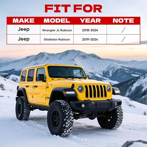 مجموعة مستشعر الخزانة التفاضلية 68544629AA لسيارة Jeep Wrangler JL Rubicon 2018-2024 / Jeep Gladiator Rubicon 2019-2024، استبدال مستشعر المحور لـ Mopar 68544629AA in Saudi Arabia