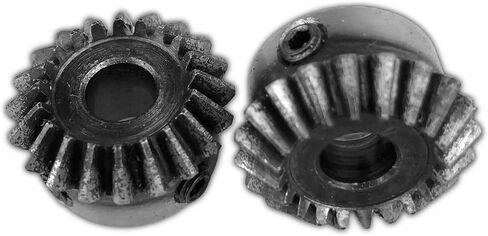 Bevel Gear 2M 12Teeth With Inner Hole 7mm 90 Degree Steel 1-16Pcs(16pcs 2M 12 Teeth) in Saudi Arabia