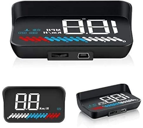 عرض رأس السيارة، عداد سرعة OBD2 HUD GPS لشاحنة، iKiKin M7 ثنائي وضع العرض الزجاج الأمامي للسيارة للعرض الخارجي لجميع السيارات والمركبات in Kuwait