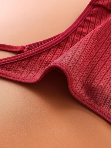 9-Pack Low Waist Thong Panties, Adjustable Strap Sexy Women’s Underwear Set, Comfortable No Show Thongs in Saudi Arabia