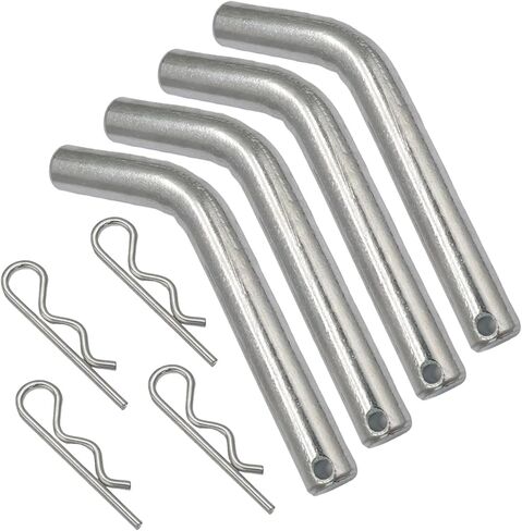 1 Pack Trailer Hitch Pin 5/8 Inch, Heavy Duty Tow Hitch Pin with Safety Clips, Made of Alloy Steel, Fits 2 or 2-1/2 Inch Receiver, Suitable for Trailer Tow Truck in Saudi Arabia