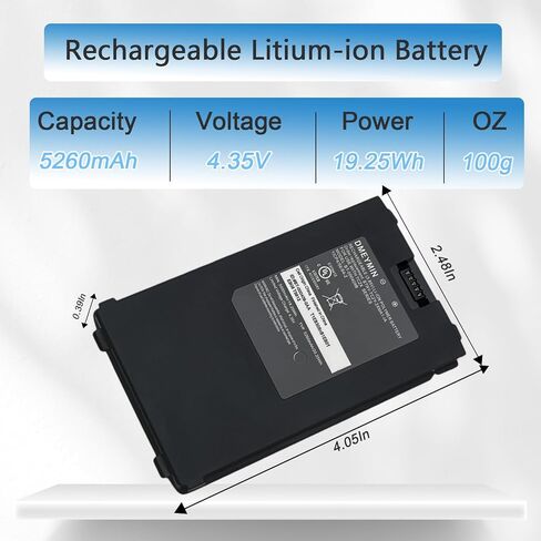 بطارية ليثيوم أيون بديلة بقدرة 5260 مللي أمبير في الساعة لماسح الباركود Zebra TC21، TC26، TC26AK، TC210، TC210K، BT-000409، BT-000411-08، BTRY-TC2Y-1XMA1-01، BT-000409-50، BT-000409-56 in Kuwait