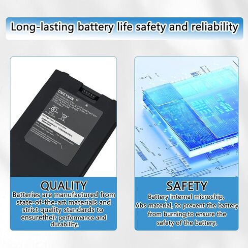 بطارية ليثيوم أيون بديلة بقدرة 5260 مللي أمبير في الساعة لماسح الباركود Zebra TC21، TC26، TC26AK، TC210، TC210K، BT-000409، BT-000411-08، BTRY-TC2Y-1XMA1-01، BT-000409-50، BT-000409-56 in Kuwait