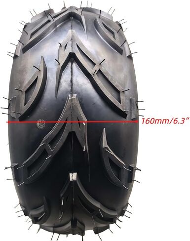 Silver 16×8-7 right Tires Wheels with Rim For 50-125cc TAO TAO ATV Go-Kart Mini Bike ATV. in Saudi Arabia