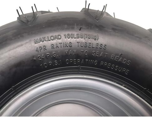 Silver 16×8-7 right Tires Wheels with Rim For 50-125cc TAO TAO ATV Go-Kart Mini Bike ATV. in Saudi Arabia
