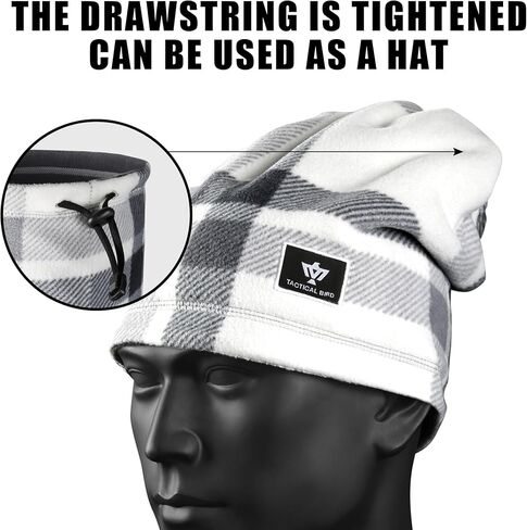 وشاح تزلج لتدفئة الرقبة، قناع مقاوم للرياح - قناع وجه من الصوف السميك لتدفئة الرقبة في الطقس البارد in Kuwait