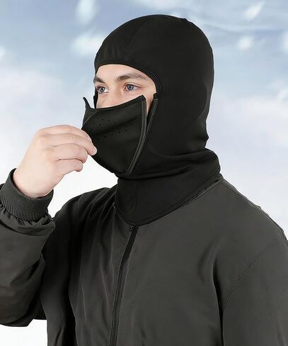 Winter Magnetic Ski Mask Warm Face Mask Full Face Ski Mask for Men Women in Saudi Arabia
