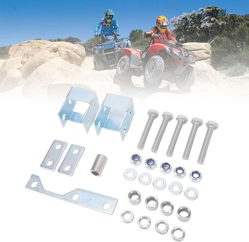 Front Rear ATV Lift Kit for Recon 250 1997-2020, Front Rear Full 2 Inch ATV Lift Bracket Kit, Alloy Steel ATV Shock Lift Kit Replacement in Kuwait