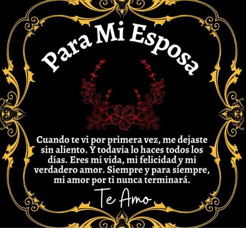 Collar Para Mi Esposa o Novia, El Amor De Mi Vida, Joyería Con Tarjeta y Rosa De Mensaje En Español, Regalo Romántico Para Novia, Esposa, Pareja, Mujer Especial in Saudi Arabia
