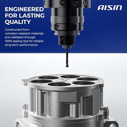 AISIN ACCF-00844 Air Conditioner AC Compressor - Compatible with Subaru Forester 2014-2018, Crosstrek 2016-2017, XV Crosstrek 2013-2015, Impreza 2012-2016 - with 6-Pulley Groove, with Clutch in Kuwait
