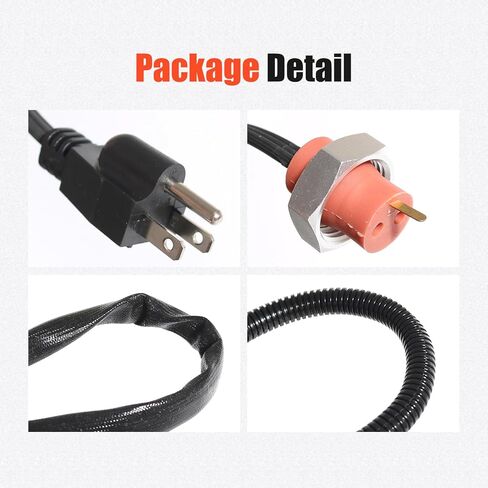 68223419AA 6.7L Engine Block Heater Cord Fit for Dodge Ram 2014-2018 2500 3500 4500 5500 Cummins Diesel in Saudi Arabia
