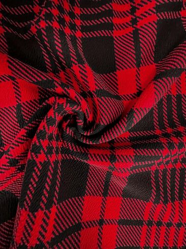 Christmas/Holiday Knit Plaid Skirt in Saudi Arabia