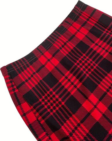 Christmas/Holiday Knit Plaid Skirt in Saudi Arabia