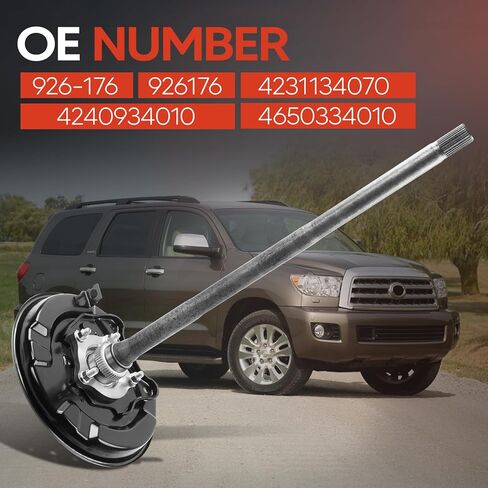 Rear Passenger Right Side 926176 Axle Shaft Assembly, Fit for Toyota Sequoia 2005-2007 V8 4.7L, Replace OE 4231134070, 4240934010, 4650334010, 926-176 in Saudi Arabia