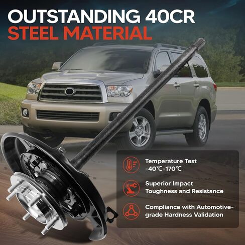 Rear Passenger Right Side 926176 Axle Shaft Assembly, Fit for Toyota Sequoia 2005-2007 V8 4.7L, Replace OE 4231134070, 4240934010, 4650334010, 926-176 in Saudi Arabia