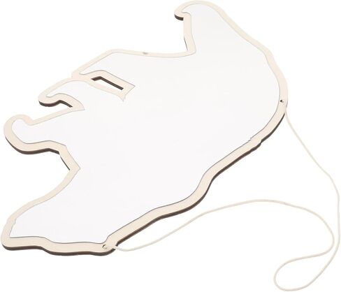 Lurrose ’s Acrylic Bear Mirror Small Hanging Decorative Makeup Mirror for Nursery Playroom Vanity in Saudi Arabia
