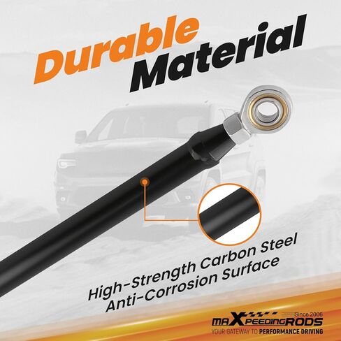 شريط مسار رفع 0-4 بوصة قابل للتعديل من maxpeedingrods لسيارة دودج رام 1500 2500 3500 1994-2002 4x4، قضيب بانهارد أمامي مع دعامة نقل in Kuwait