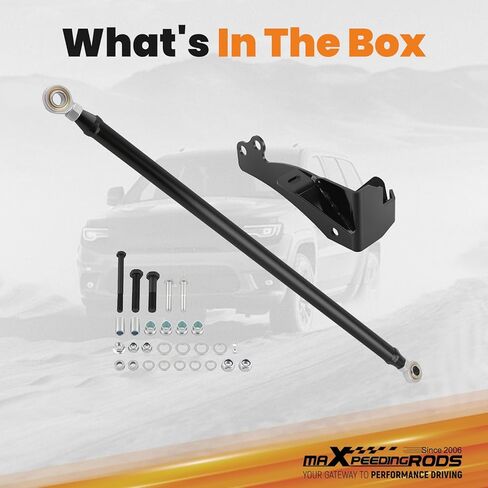 شريط مسار رفع 0-4 بوصة قابل للتعديل من maxpeedingrods لسيارة دودج رام 1500 2500 3500 1994-2002 4x4، قضيب بانهارد أمامي مع دعامة نقل in Kuwait