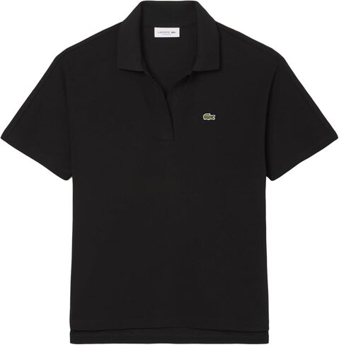 Lacoste Womens Relaxed Fit Fluid Piqué Polo Shirt in Saudi Arabia