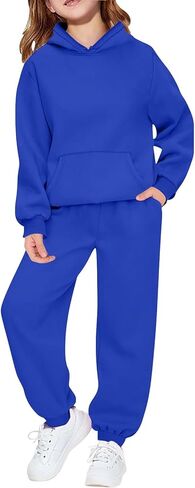 بدلة رياضية من Betadog للأطفال الصغار والأولاد والبنات مكونة من قطعتين بدلة رياضية للمراهقين للأطفال وبلوزات رياضية وسراويل رياضية للركض in Kuwait