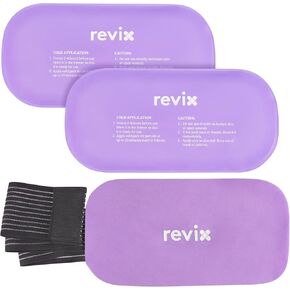 REVIX Ice Packs for Injuries Reusable (3-Piece Set) – Gel Cold Packs 14"x7" Large Ice Pack for Back, Shoulder, Hip and Knee, Long-Lasting Cold Compress for Enhancing Comfort and Soothing Fatigue in Kuwait