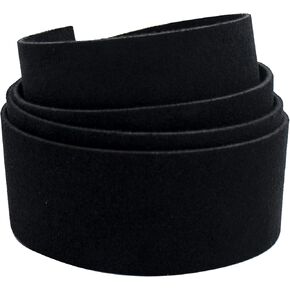 Realeather, Black Leather Strip, 1.5"x42" in Kuwait
