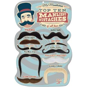 تشكيلة السيد موستاشيو العشرة الأكثر رجولة على الإطلاق، أسود، مقاس واحد in Kuwait