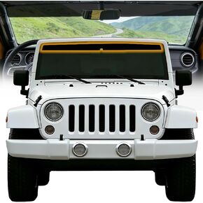 شريط شمسي للزجاج الأمامي من AUTOTEK لسيارة جيب رانجلر 2007-2017 ببابين و4 أبواب JK، شريط تظليل نافذة سهل التركيب بطبقتين، ملصقات تظليل نافذة مضادة للوهج والأشعة فوق البنفسجية لرانجلر غير محدود in Kuwait