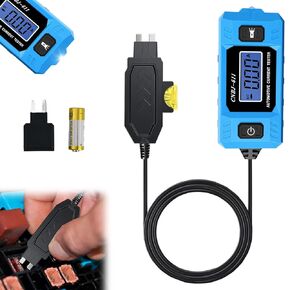 جهاز اختبار الصمامات والتتابع، جهاز اختبار أخطاء دائرة السيارات 12 فولت/24 فولت مع اختبار تيار عالي الدقة وشاشة LCD بإضاءة خلفية زرقاء، مكتشف قصير/مفتوح مع ضوء LED أمامي للسيارة والتشخيص الكهربائي للشاحنة in Kuwait