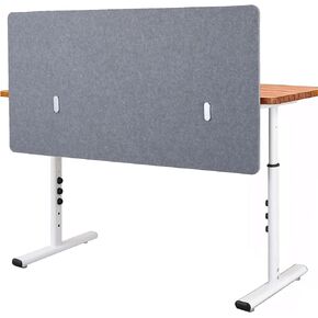 ​​Vandebiao Clamp-On Desk Divider Privacy Panel - 48" x 24" Desktop Partition for Office & Home - Gray​ in Kuwait