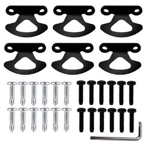 Tie Down Hooks Anchor, Compatible with Ford F150, 2004-2017 Styleside, 2001-2010 Explorer Sport Trac,2 Sets of Bolts（self-Tapping Screws and Dacromet Screws 6pcs. (Black) in Kuwait
