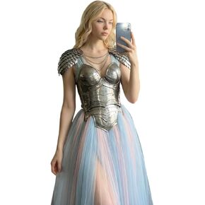 ARTIZANSTORE Female Knight Armor – Scalemail Pauldrons with Cuirass Jacket | Renaissance Faire Women’s Medieval Fantasy Armor in Saudi Arabia
