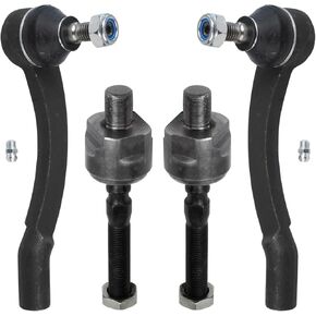 Detroit Axle - Front Inner & Outer Tie Rod Ends Replacement for Nissan Sentra Leaf NV200 Chevy City Express - 4pc Set in Saudi Arabia