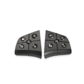 Cruise Control Switch Butto/Fit for Mercedes W164 W245 W251 Car Multi-Function Steering Wheel Switch Buttons Phone Control Key for Benz ML GL B R Class(Model B Black) in Saudi Arabia