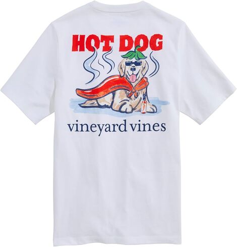 تي شيرت جيب قصير الأكمام للأولاد من Vineyard Vines Boys Hot Chili Dog in Kuwait
