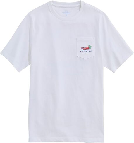 تي شيرت جيب قصير الأكمام للأولاد من Vineyard Vines Boys Hot Chili Dog in Kuwait