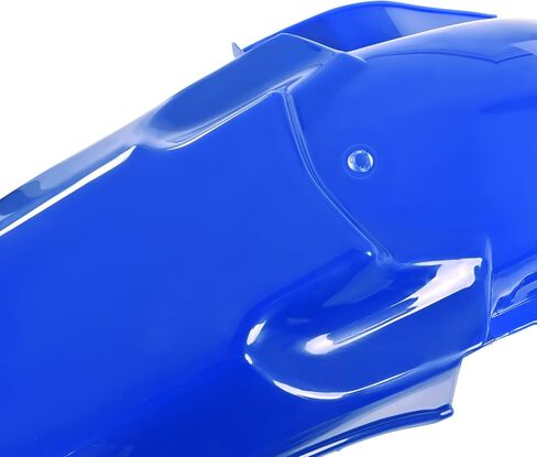 مجموعة بلاستيكية متوافقة مع مجموعة إعادة تصفيف الدراجة النارية Yamaha YZ125 YZ250 2002-2020 - أزرق وأبيض (8 قطع) in Kuwait