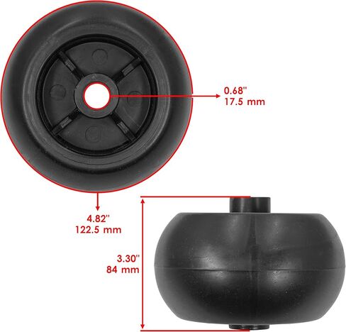 عجلات كالتريك 66 بوصة 74 بوصة متوافقة مع Dixie Chopper Xcaliber 3366 3366SS 3374 3374SS 5474 Twin/Qty 6 in Kuwait