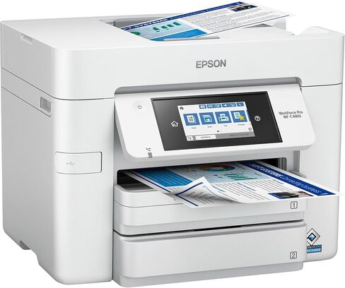 طابعة Epson Workforce Pro WF-C4810 النافثة للحبر متعددة الوظائف - ملونة in Saudi Arabia