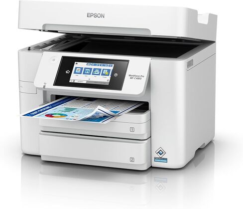 طابعة Epson Workforce Pro WF-C4810 النافثة للحبر متعددة الوظائف - ملونة in Saudi Arabia