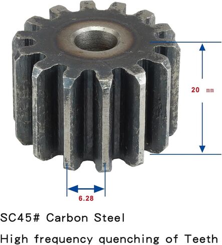 2M14T Flat Gear Teeth Outer Diameter 32mm Bore 10mm Carbon Steel Thickness 20mm in Kuwait