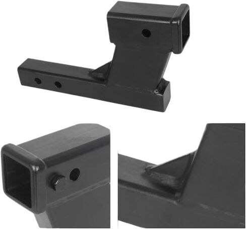 Heavy Duty Steel Extend Trailer Square Mouth Hitch Parts Off Road Pintle Tow Hook for 2 Inch Receiver in Saudi Arabia