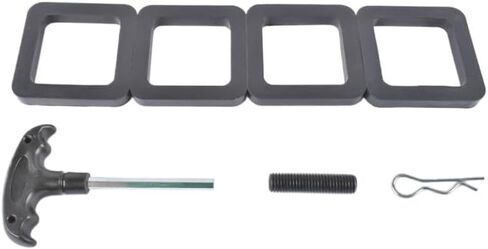 2.0 Inch Receiver Hitch with 8 Inch Drop Adjustable Design, 17000 lbs Capacity in Kuwait