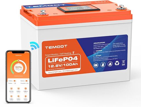 بطارية ليثيوم 12 فولت 7 أمبير LiFePO4، مدمجة 7 أمبير BMS، 5000+ بطارية قابلة لإعادة الشحن ذات دورة عميقة، مناسبة لمكتشف الأسماك، UPS، سيارة الأطفال، ألعاب الركوب ونظام الإنذار، إلخ. in Saudi Arabia